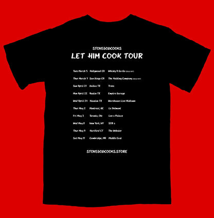 Let Him Cook Tour (2024) T-Shirt